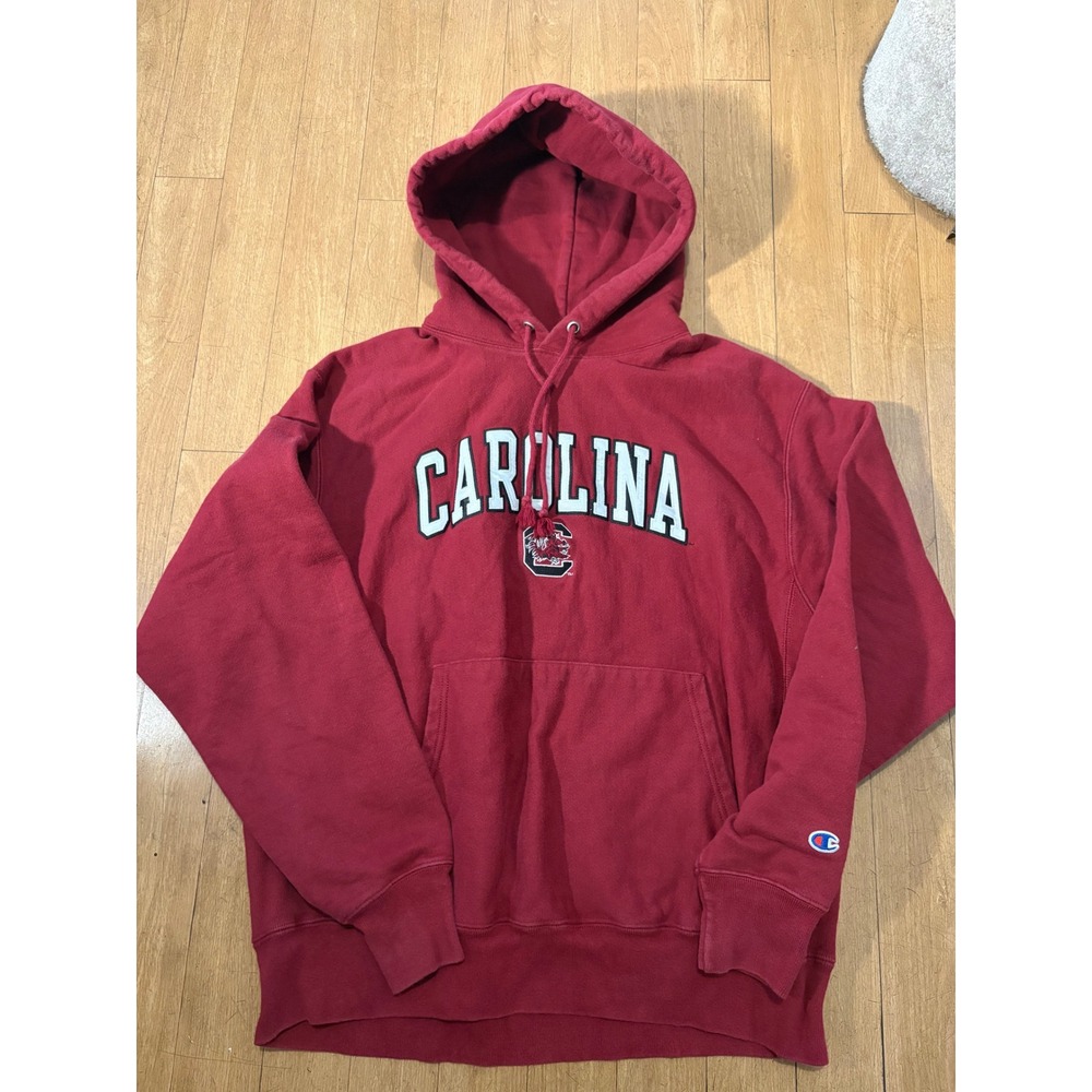 Champion Reverse Weave South Carolina Gamecocks Hoodie Maroon Red Mens Large